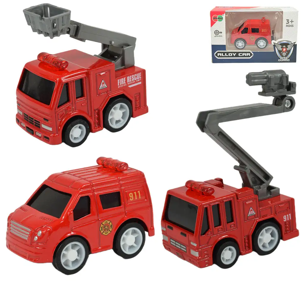imagen de Coche de aleación: Camión de bomberos en varias versiones 5cm 1
