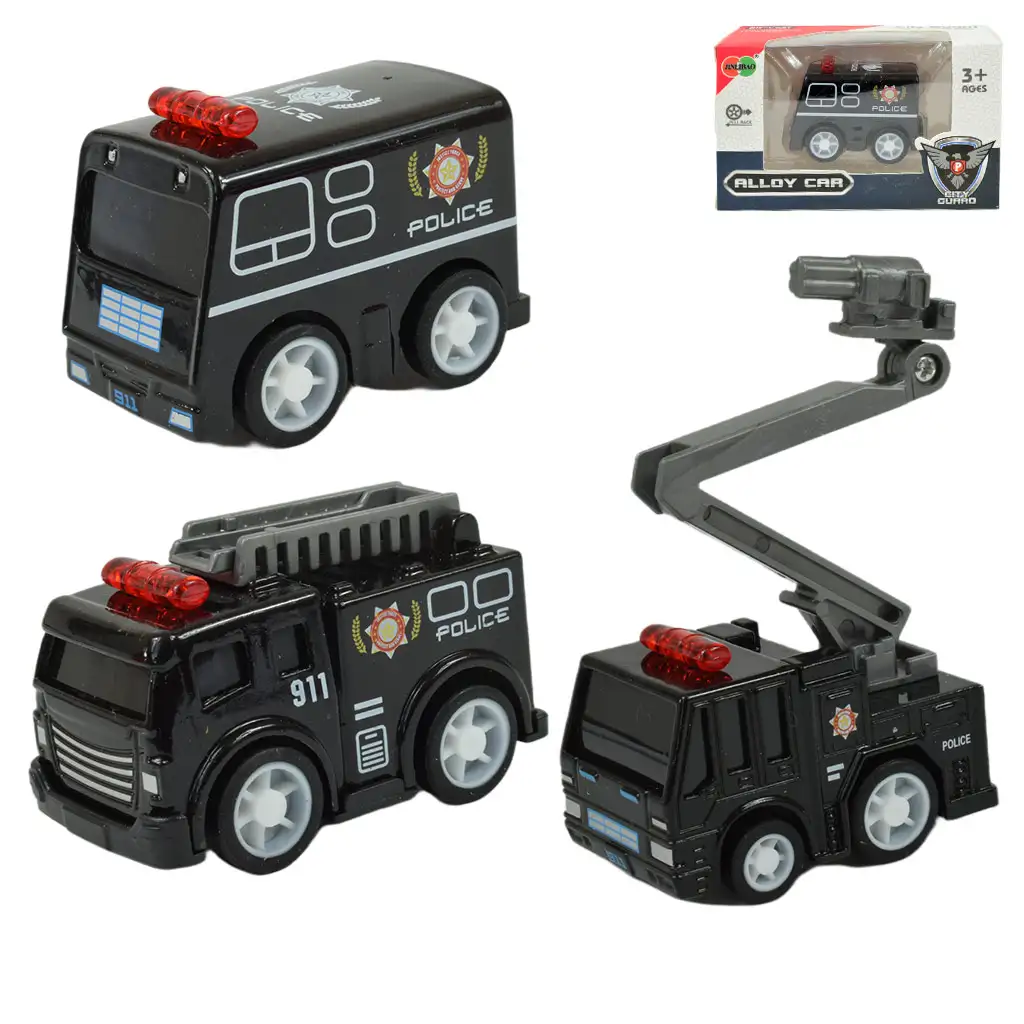imagen de Coche de aleación: coche de policía en varias versiones de 5 cm 1