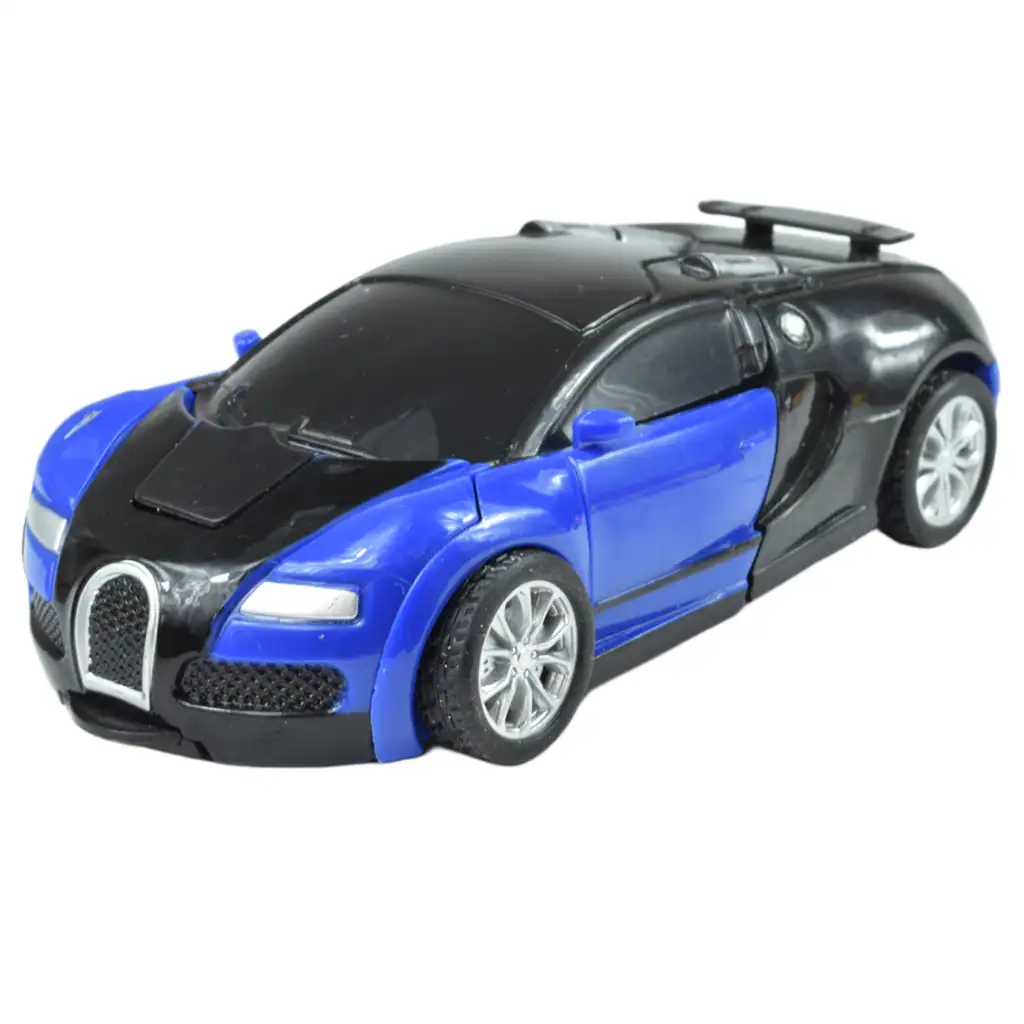 imagen de Coche de carreras: coche deportivo transformable con ruedas de volante en varias versiones de 13 cm 4