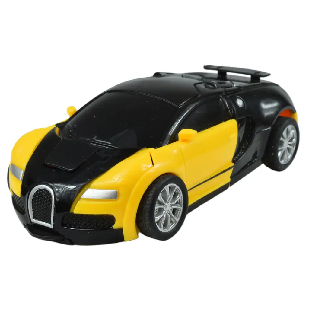 imagen de Coche de carreras: coche deportivo transformable con ruedas de volante en varias versiones de 13 cm 6
