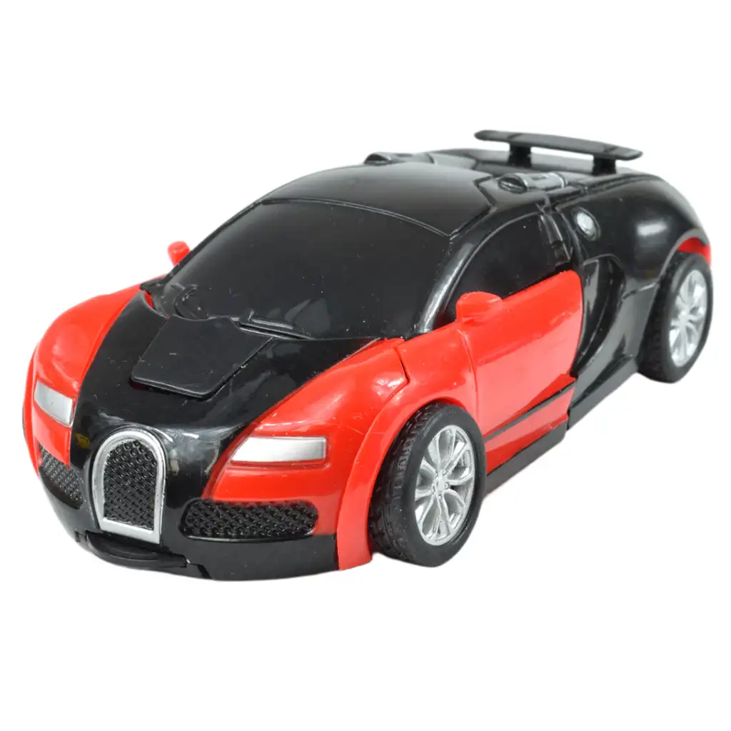 imagen de Coche de carreras: coche deportivo transformable con ruedas de volante en varias versiones de 13 cm 8