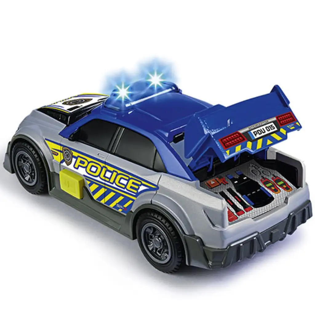 imagen de Coche de policía con luz y sonido 15cm - Dickie Toys 3