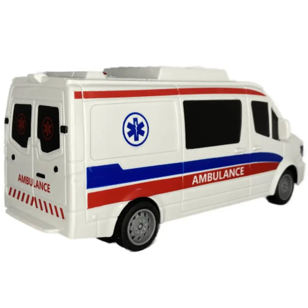 imagen de Coche de rescate RC a control remoto con luz 27MHz escala 1/32 25cm 2