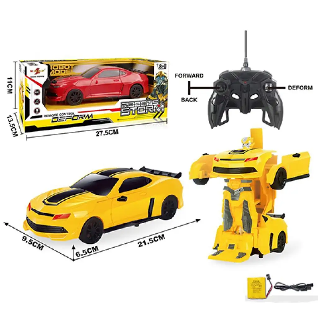 imagen de Coche deportivo Camaro RC transformable en robot 1/16 1