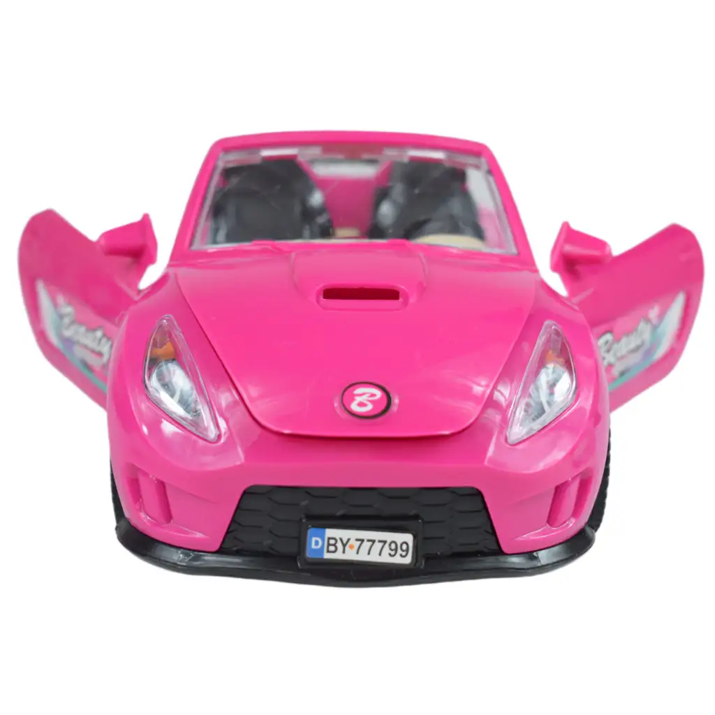 imagen de Coche Deportivo de Moda: Set de coche deportivo rosa con luz y sonido, helicóptero 5