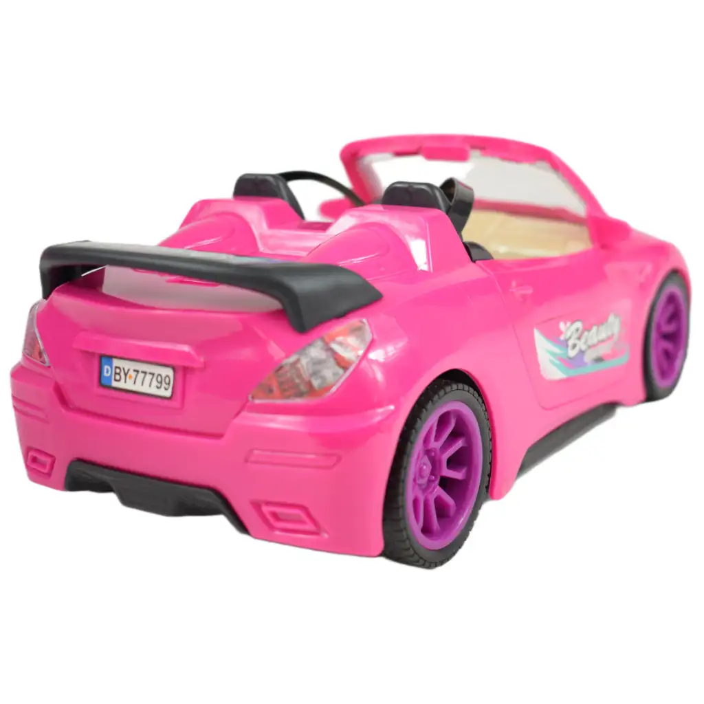 imagen de Coche Deportivo de Moda: Set de coche deportivo rosa con luz y sonido, helicóptero 7
