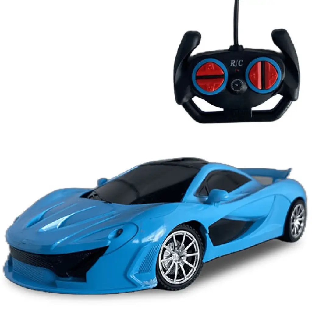 imagen de Coche deportivo RC a control remoto con luz en dos versiones 1/22 escala 20cm 27Mhz 3