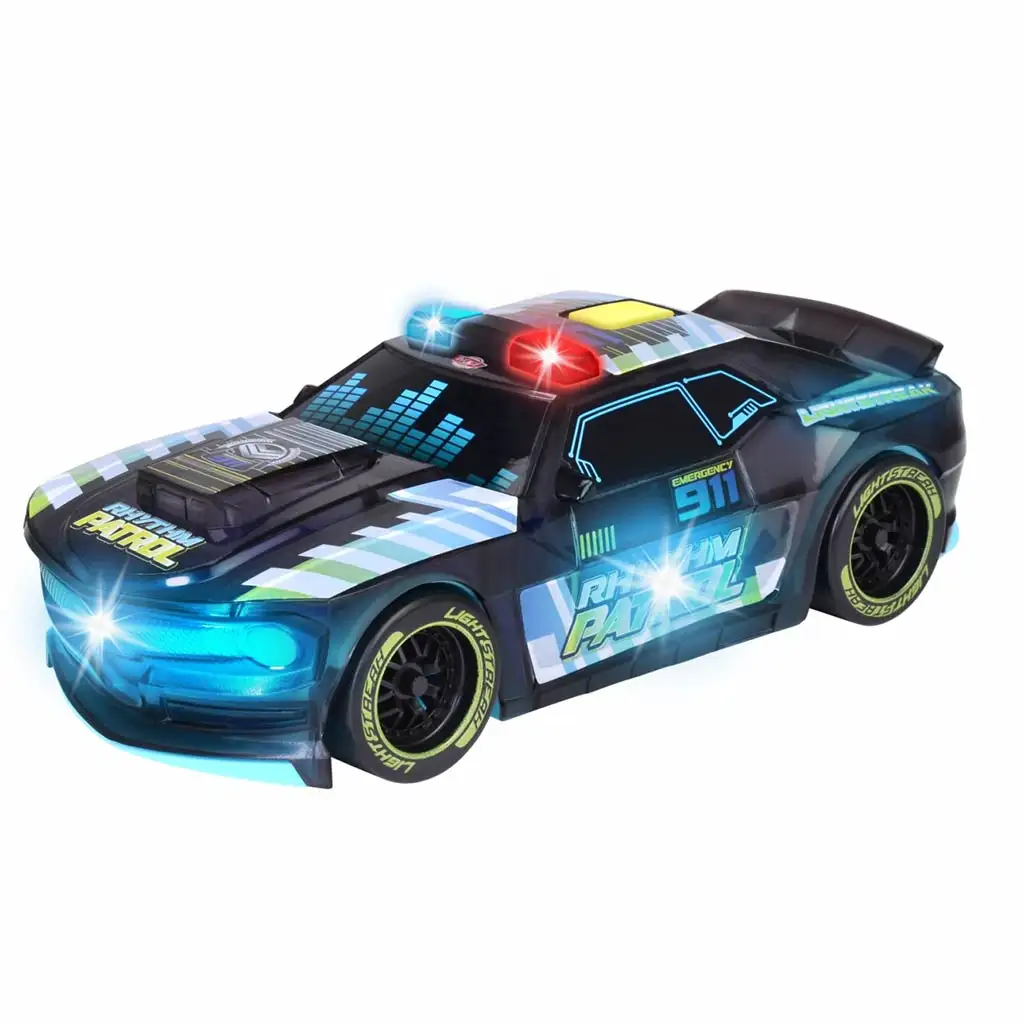 imagen de Coche patrulla Rhythm de 20 cm con luz y sonido - Dickie Toys 2