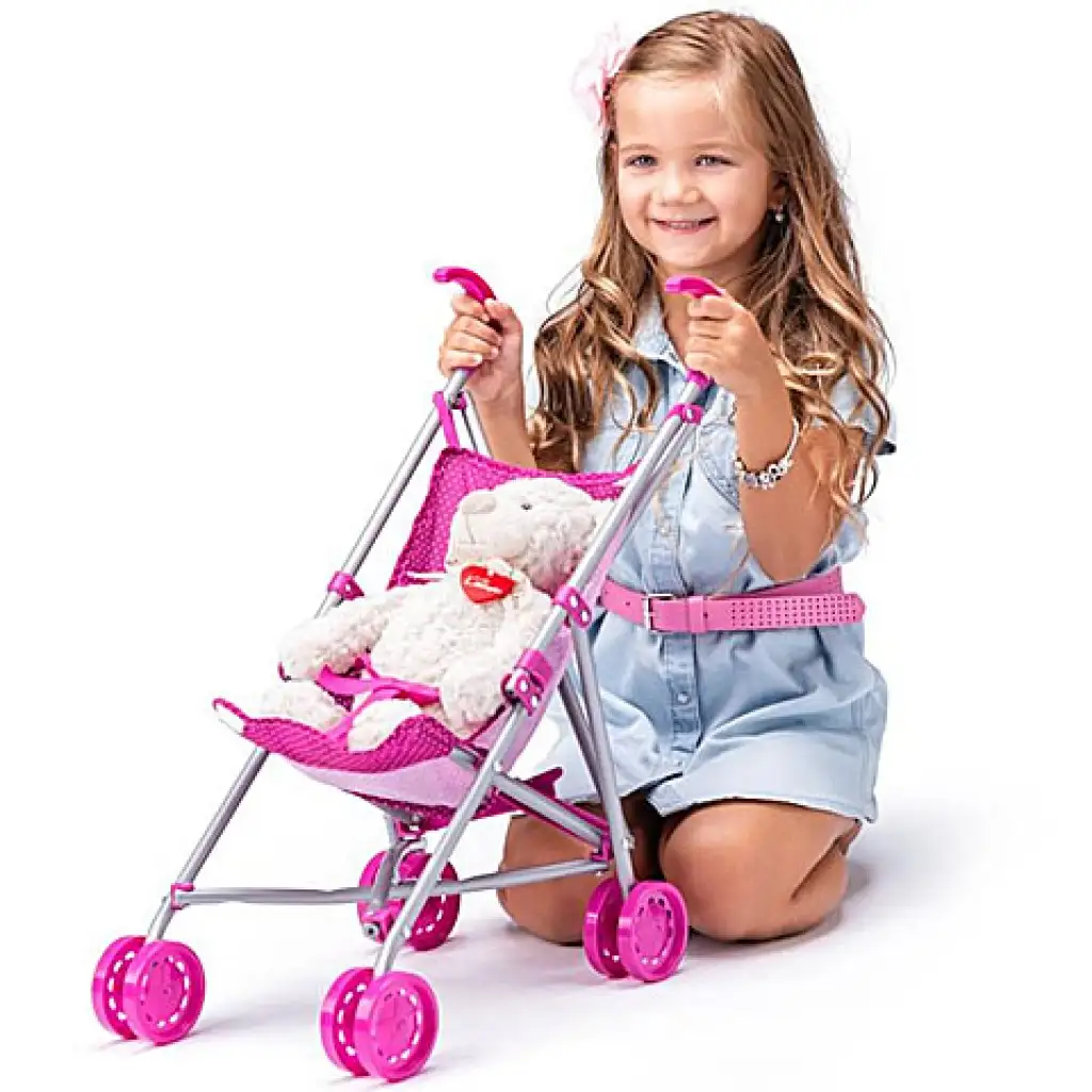 imagen de Cochecito de bebé plegable con unicornio 2