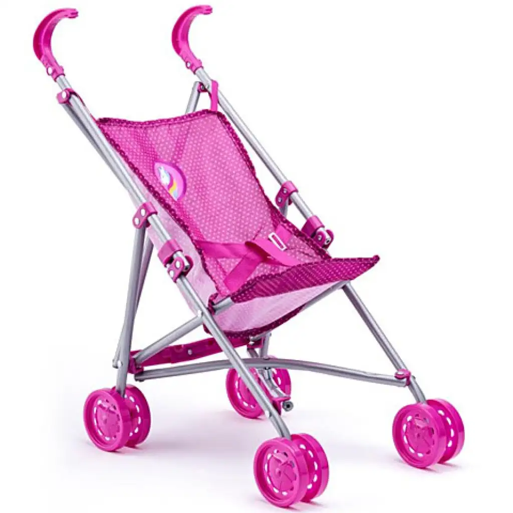 imagen de Cochecito de bebé plegable con unicornio 1