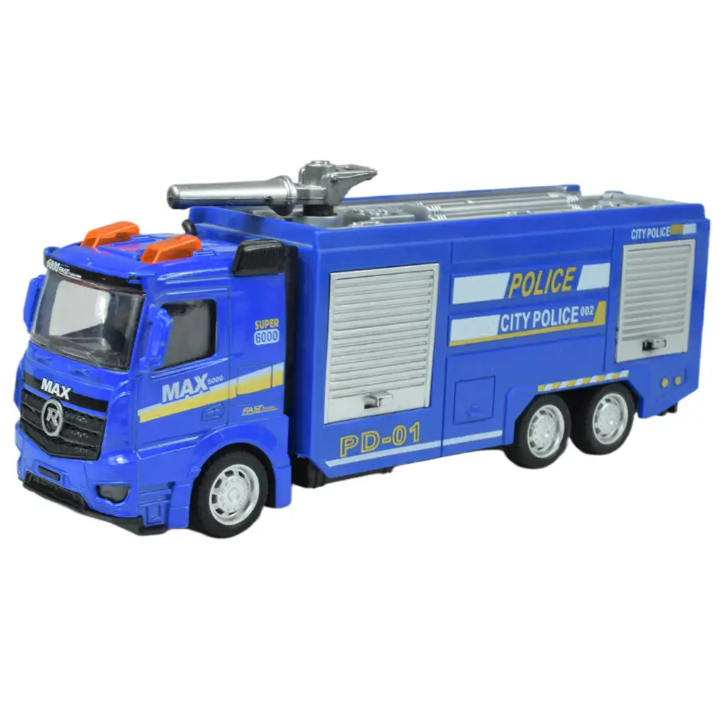 imagen de Coches de Policía: Camión policial de ruedas de lenticular en varias versiones 19cm 2