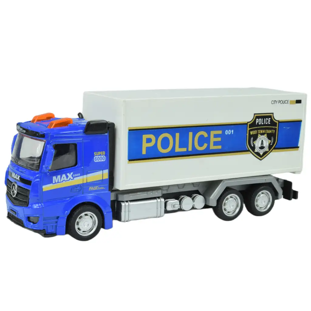 imagen de Coches de Policía: Camión policial de ruedas de lenticular en varias versiones 19cm 4