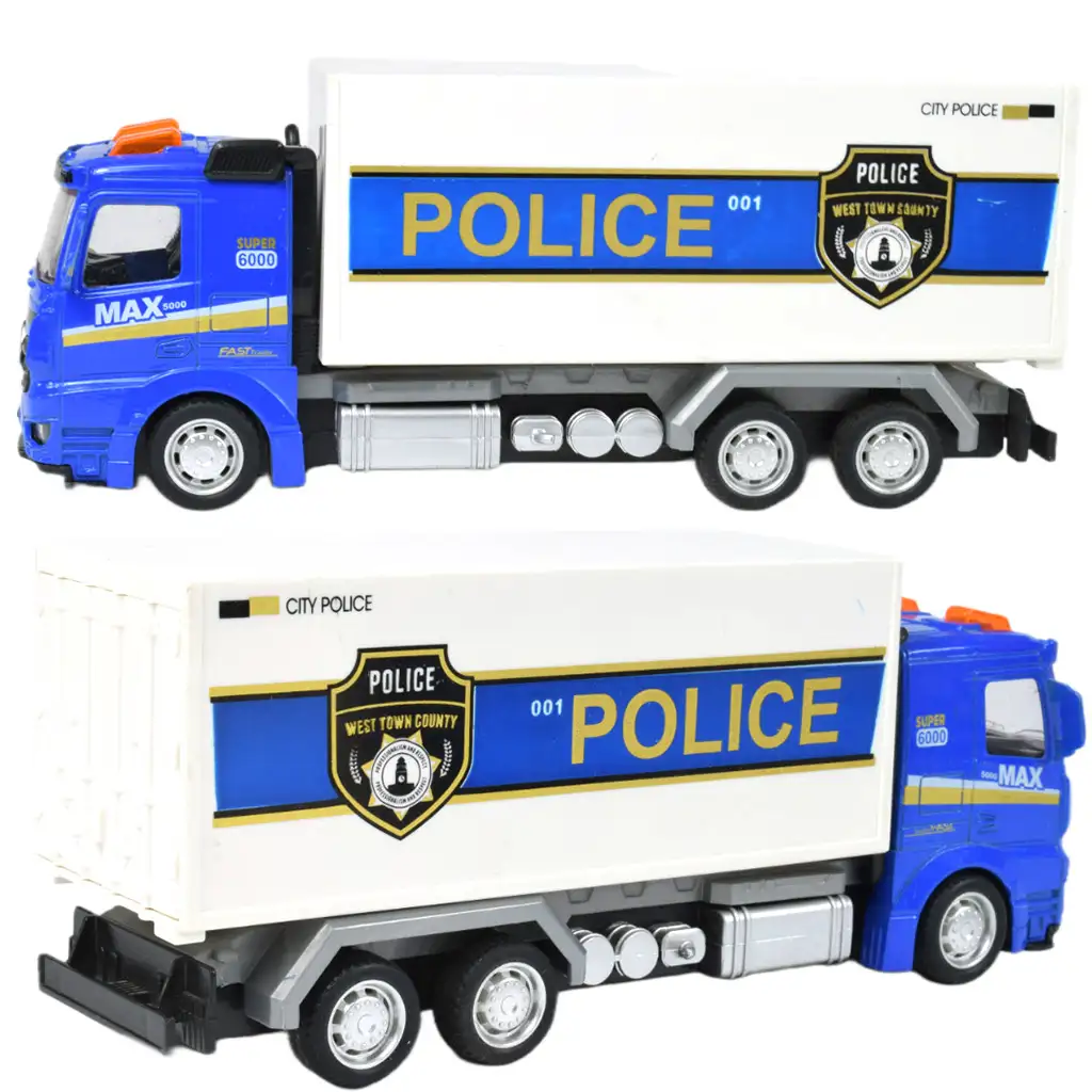 imagen de Coches de Policía: Camión policial de ruedas de lenticular en varias versiones 19cm 5