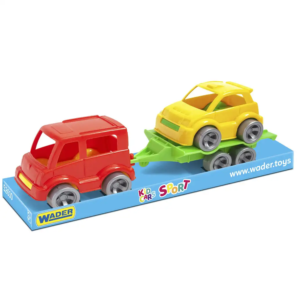 imagen de Coches Kid Cars con remolque - Wader 2