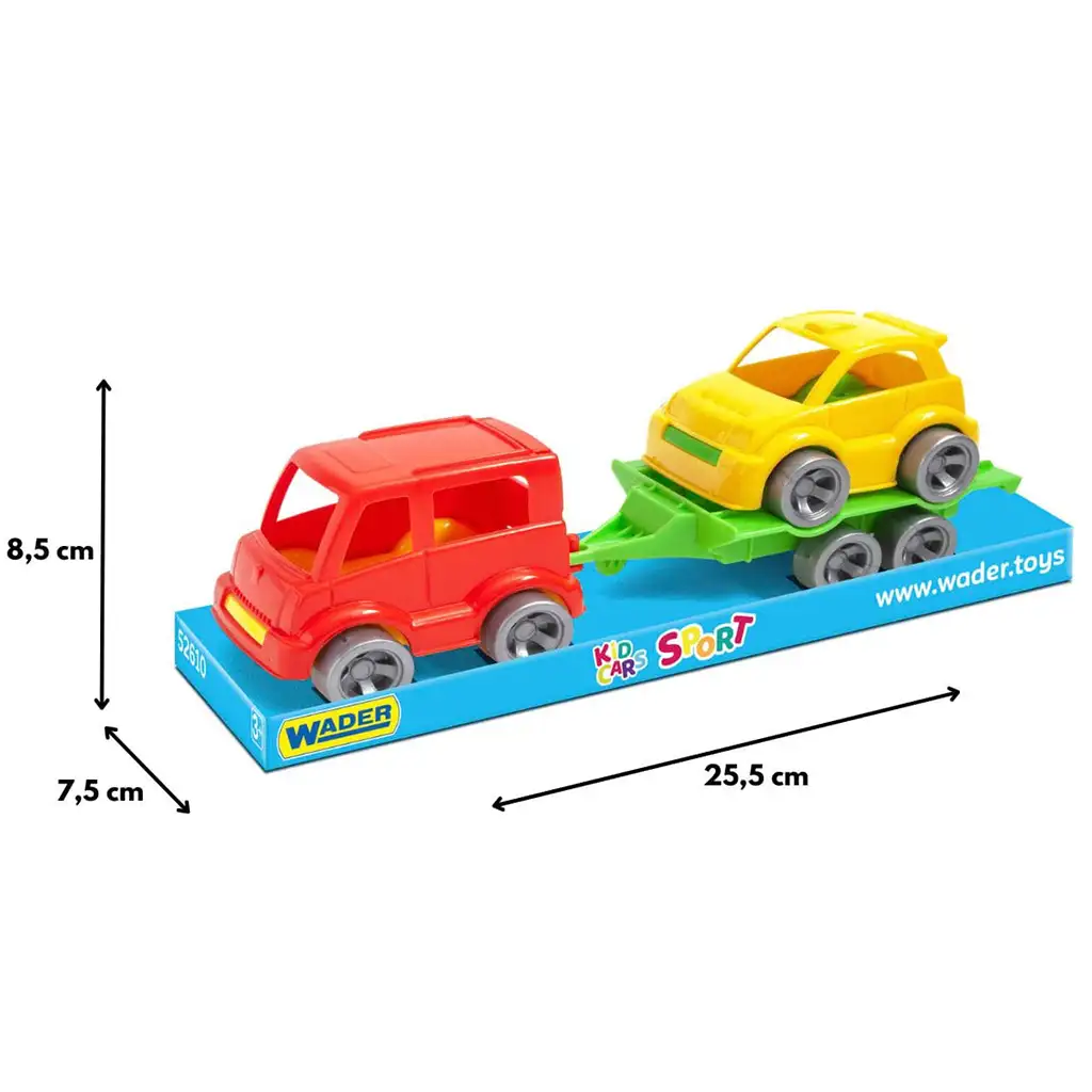 imagen de Coches Kid Cars con remolque - Wader 4