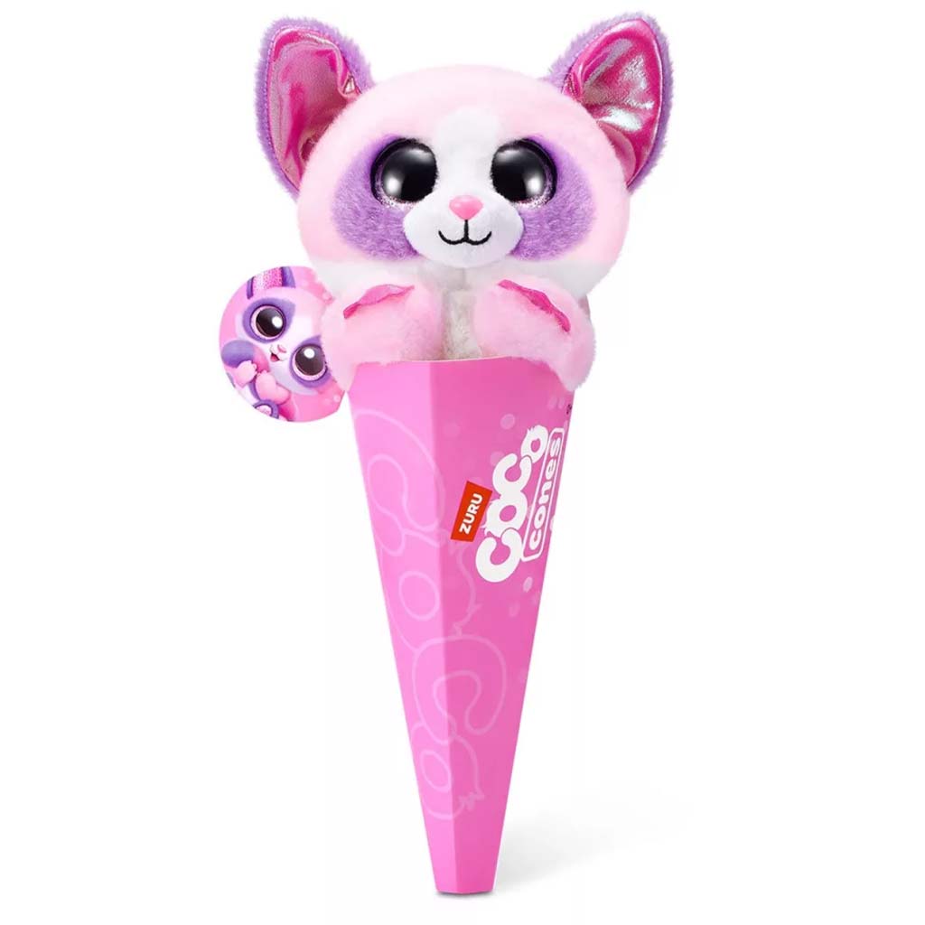 imagen de Coco Cones Originals Rosie mapache de peluche 1. serie - Zuru 1