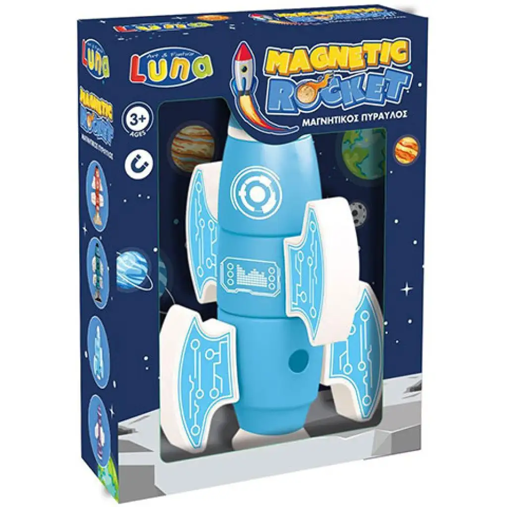 imagen de Cohete magnético en color azul 1