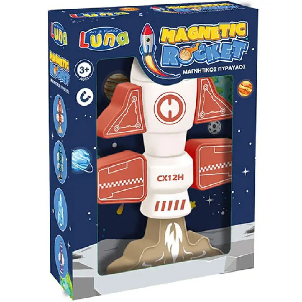 imagen de Cohete magnético en color blanco 1