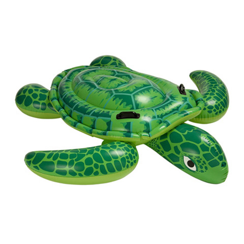imagen de Colchón inflable de pequeño tortuga marina para montar 150x127cm - Intex 1