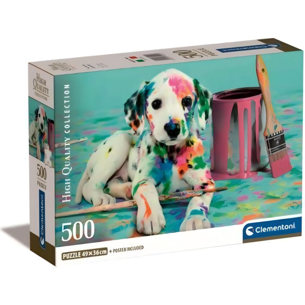 imagen de Colección de Alta Calidad - Cachorro Dálmata rompecabezas de 500 piezas - Clementoni 1