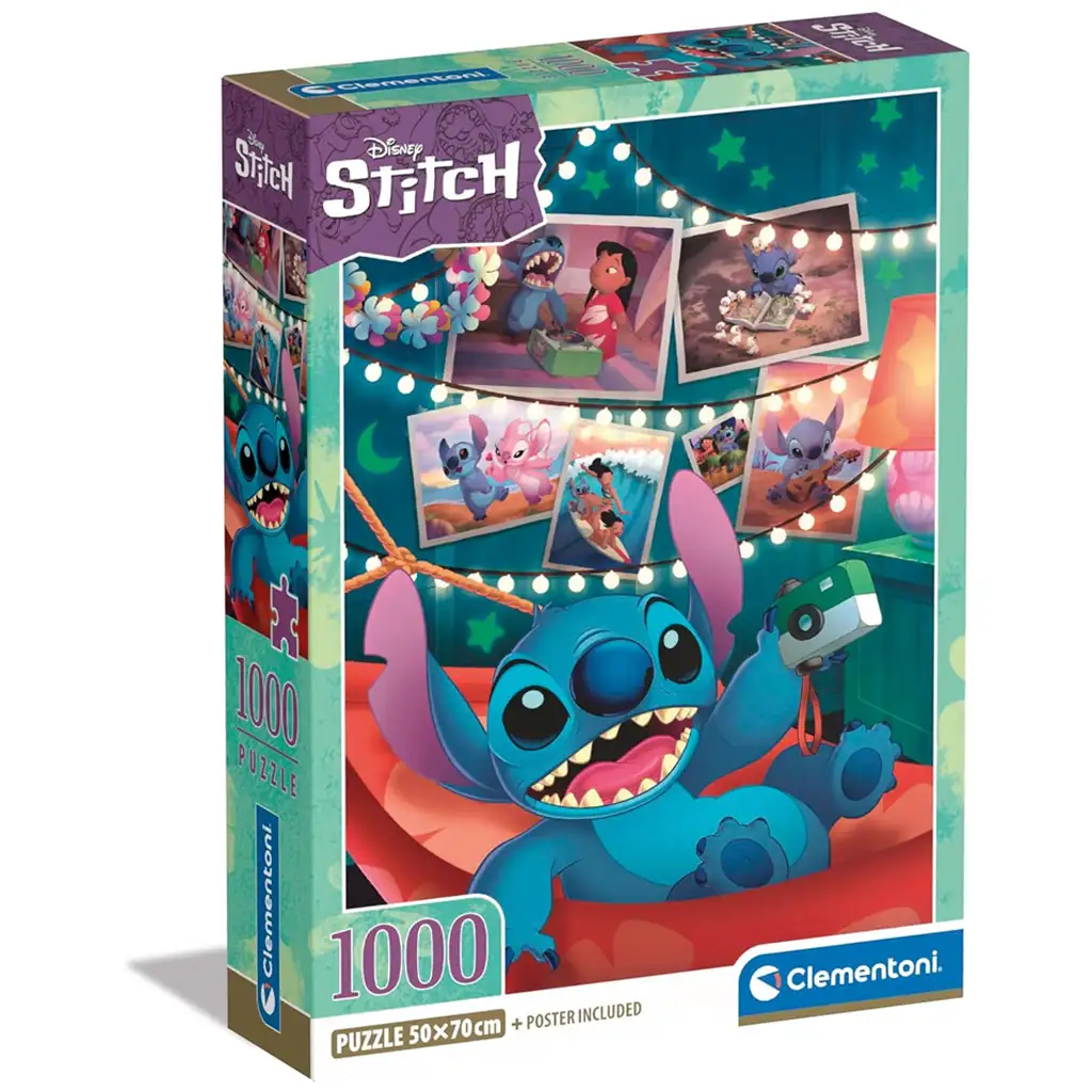 imagen de Colección de Alta Calidad Disney Stitch rompecabezas de 1000 piezas - Clementoni 1
