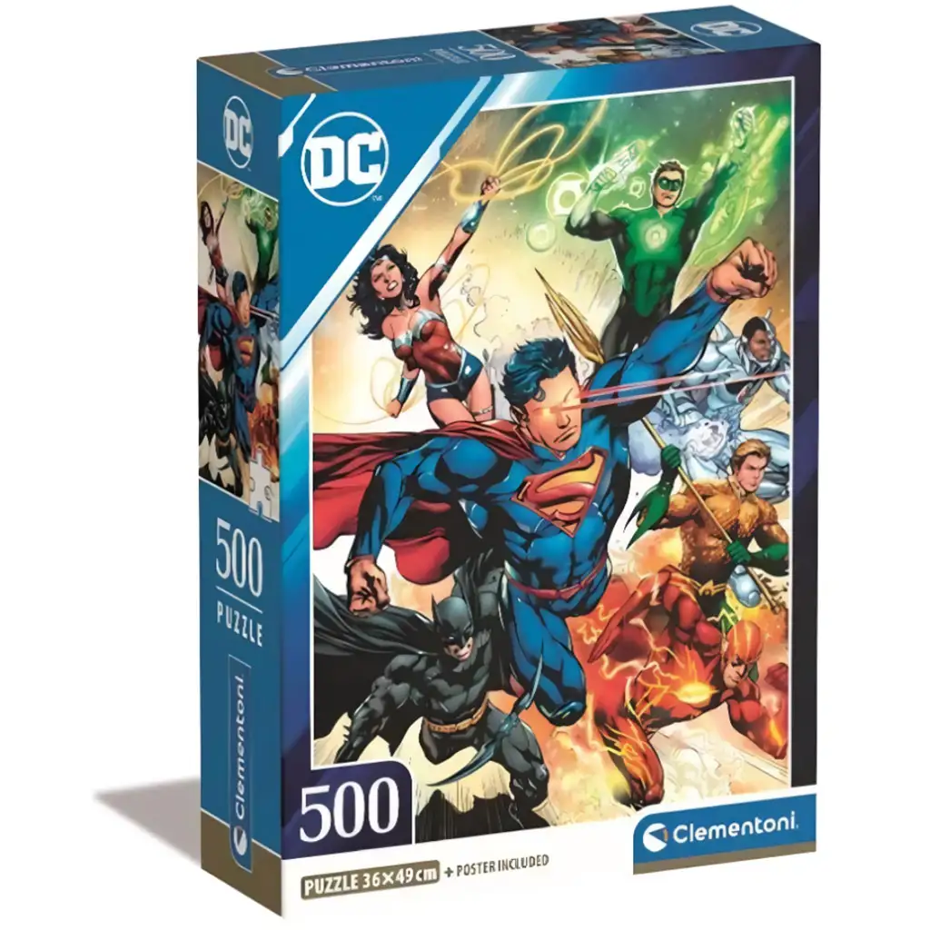 imagen de Colección de Alta Calidad - Puzzle de 500 piezas de DC Comic - Clementoni 1