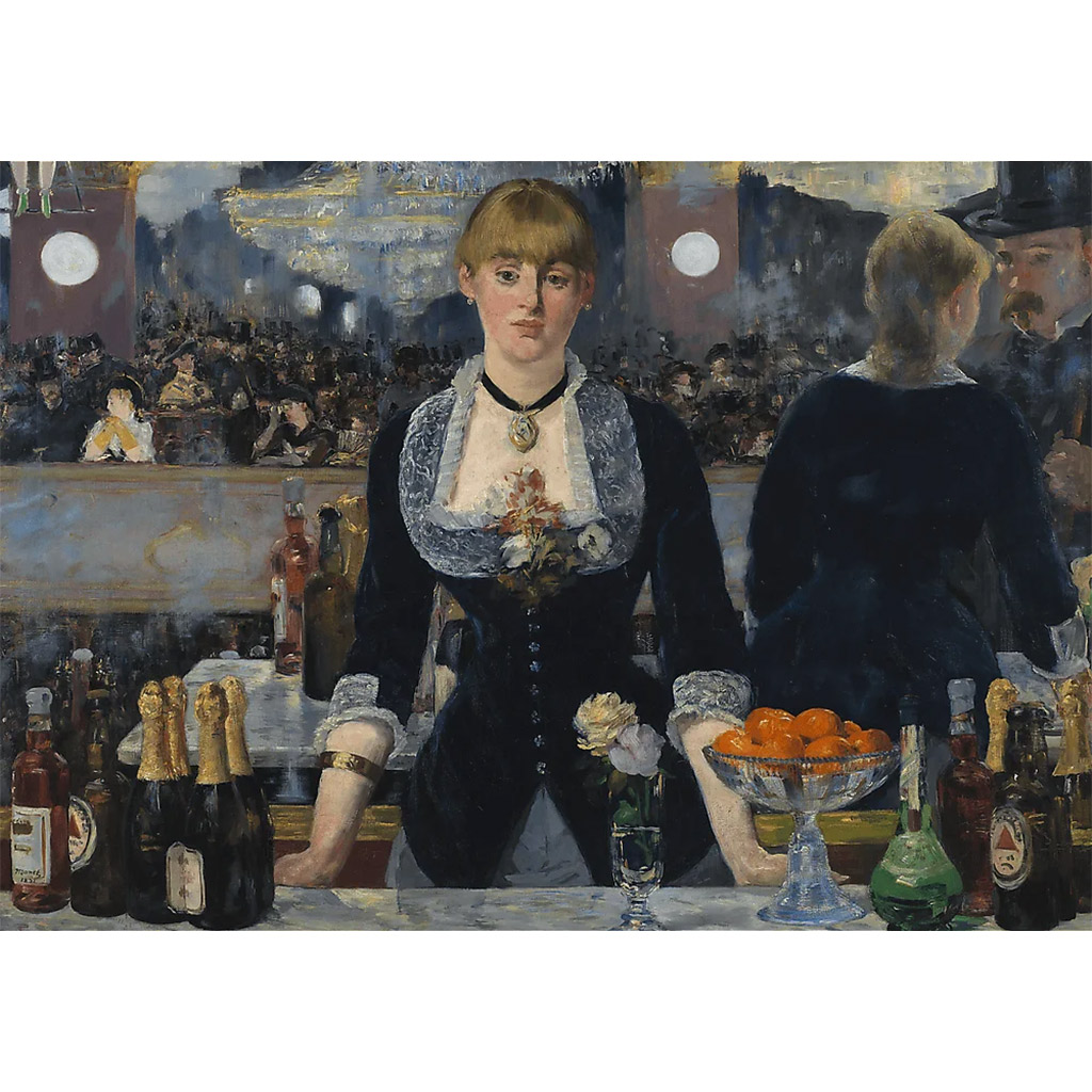 imagen de Colección de Arte: Édouard Manet - El bar de las Folies Bergère puzzle de 1000 piezas - Trefl 2