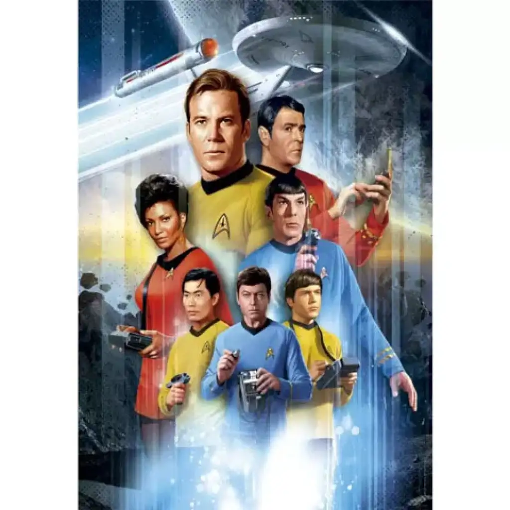 imagen de Colección de Puzzles del Universo de Star Trek 3 puzzles 500 piezas - Clementoni 2
