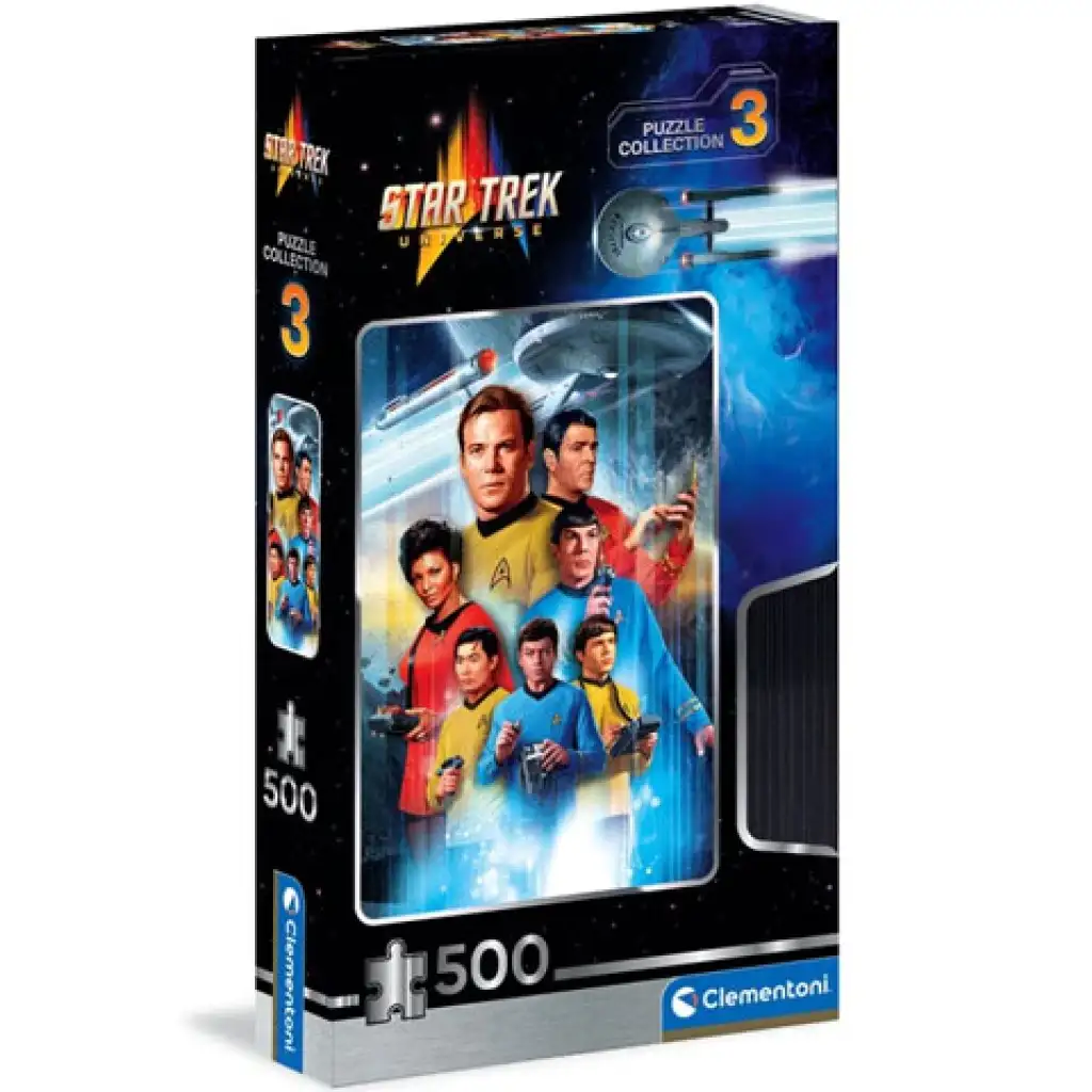 imagen de Colección de Puzzles del Universo de Star Trek 3 puzzles 500 piezas - Clementoni 1