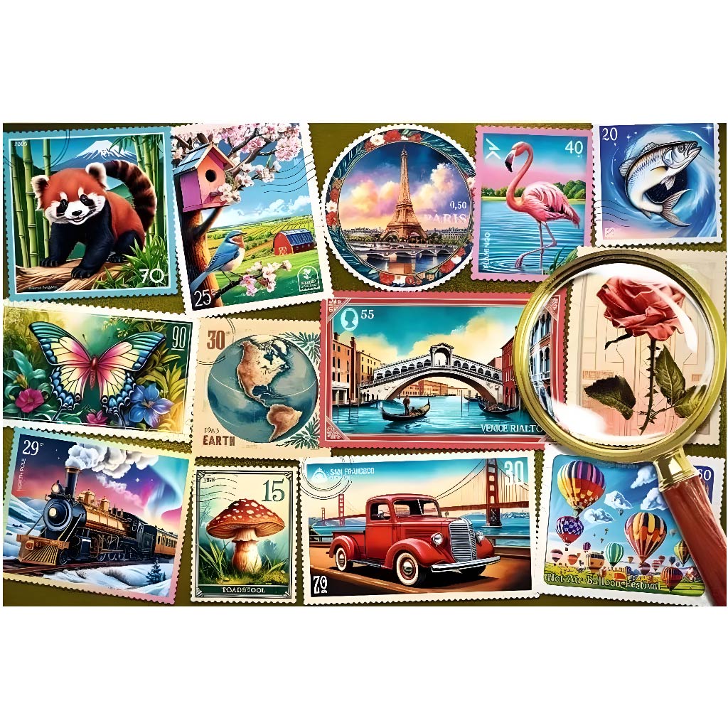 imagen de Colección de sellos Easy Piece puzzle de 300 piezas - Trefl 2