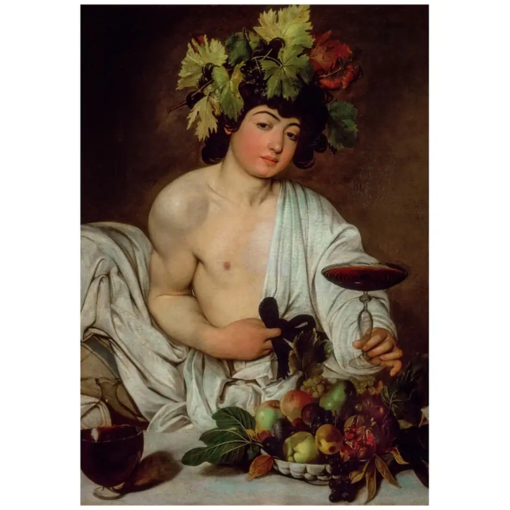 imagen de Colección Museo: Caravaggio - Baco puzzle de 1000 piezas con póster - Clementoni 2