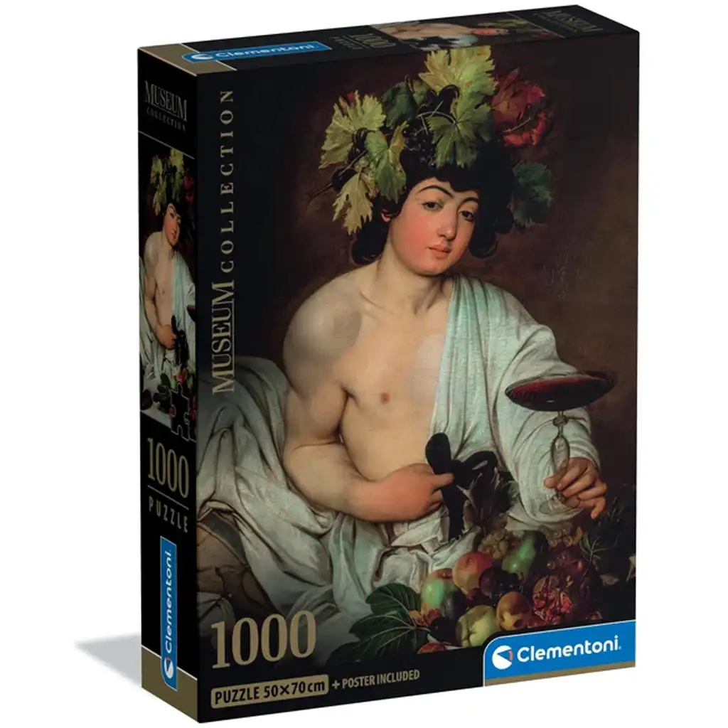 imagen de Colección Museo: Caravaggio - Baco puzzle de 1000 piezas con póster - Clementoni 1
