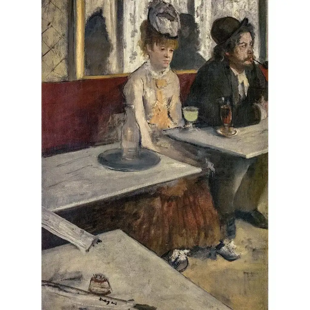 imagen de Colección Museo: Edgar Degas - En un café rompecabezas de 1000 piezas - Clementoni 2