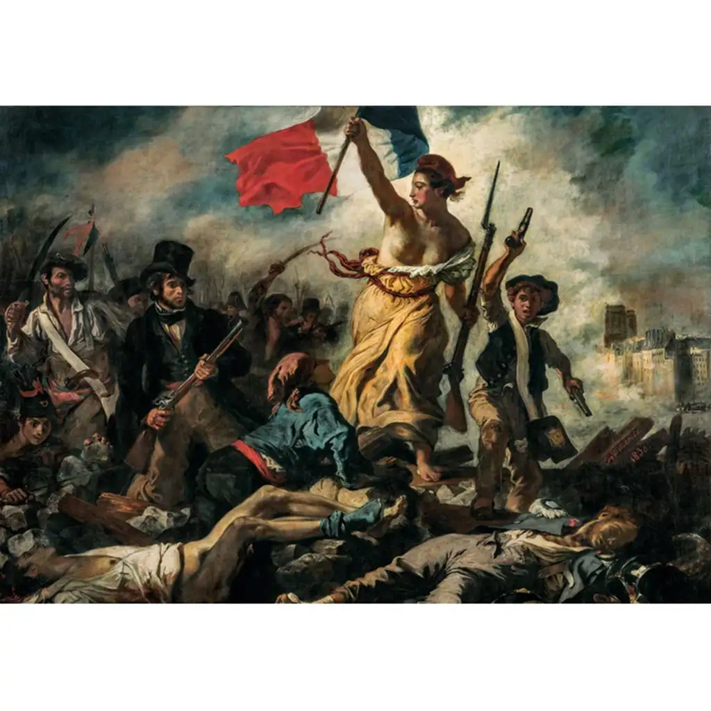 imagen de Colección Museo: Eugène Delacroix - La libertad guiando al pueblo puzzle de 1000 piezas - Clementoni 2