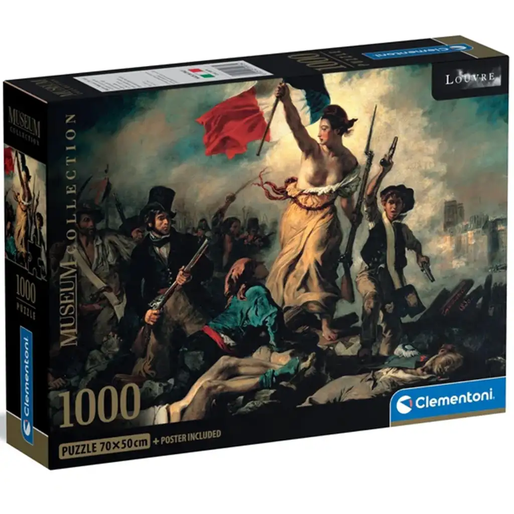 imagen de Colección Museo: Eugène Delacroix - La libertad guiando al pueblo puzzle de 1000 piezas - Clementoni 1