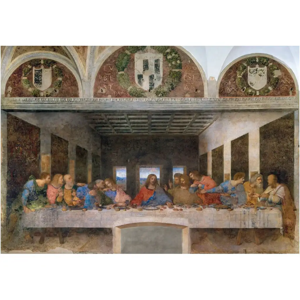imagen de Colección Museo: Leonardo da Vinci - La última cena 1000 piezas puzzle - Clementoni 2