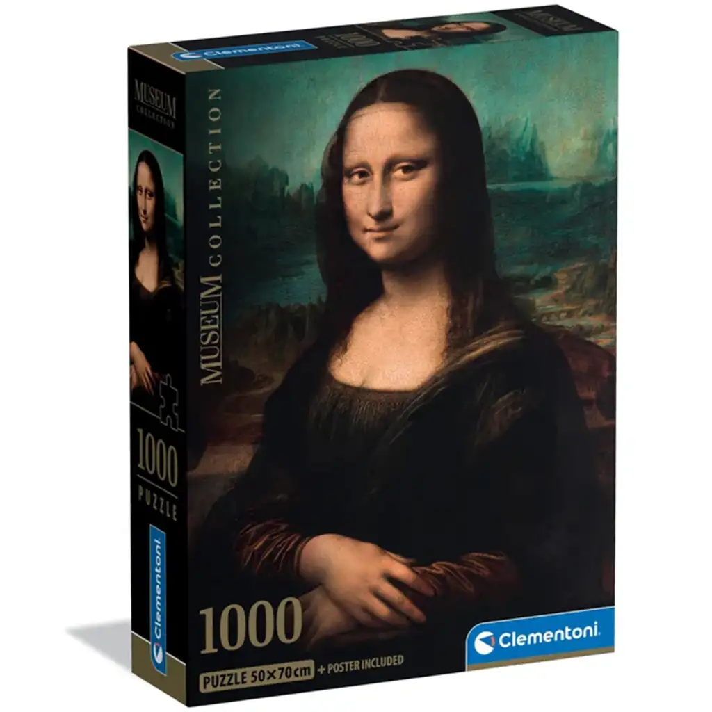 imagen de Colección Museo: Leonardo da Vinci - Mona Lisa rompecabezas de 1000 piezas - Clementoni 1