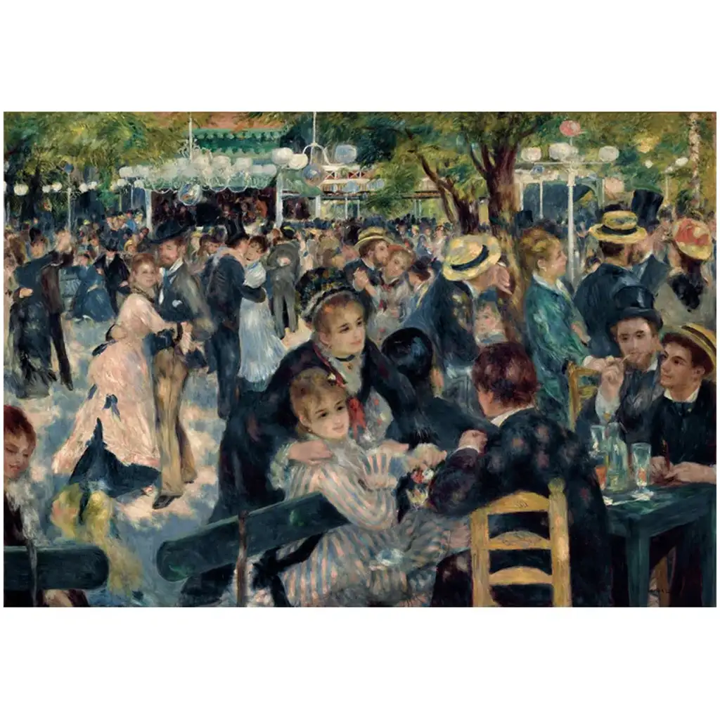 imagen de Colección Museo: Renoir - Baile en el Moulin de la Galette 1000 piezas con póster - Clementoni 2