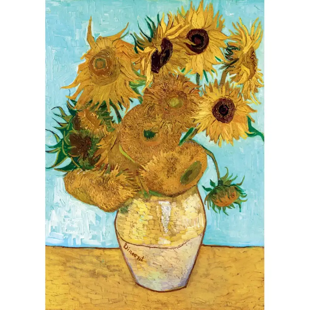 imagen de Colección Museo: Van Gogh - Girasoles puzzle de 1000 piezas - Clementoni 2