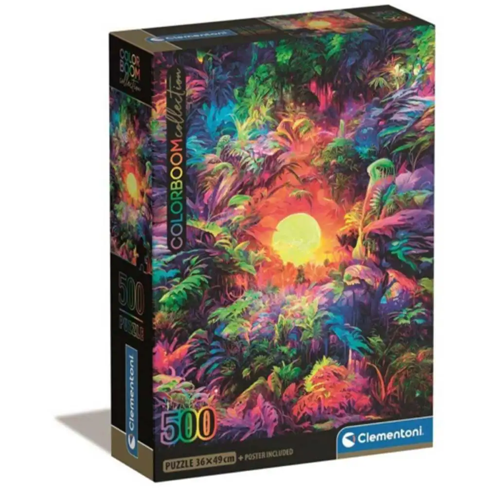 imagen de Colorboom Collection: Psicodélico rompecabezas compacto de 500 piezas - Clementoni 1