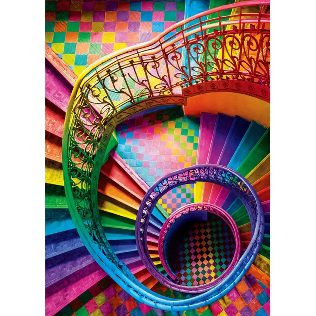 imagen de Colorboom Collection: Rompecabezas de 500 piezas de Escaleras de Colores - Clementoni 2