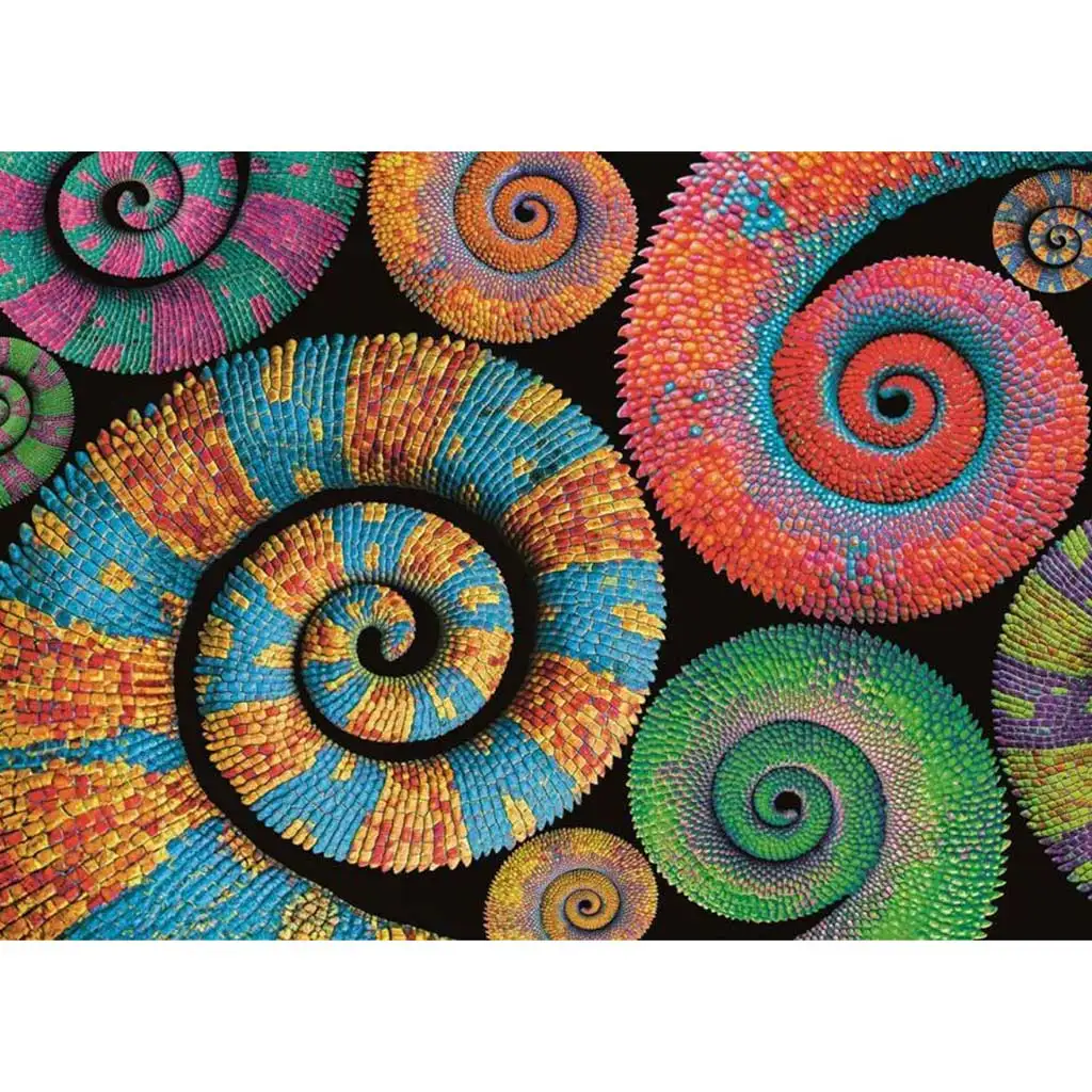 imagen de Colorboom: Puzzle de camaleones de 500 piezas - Clementoni 2