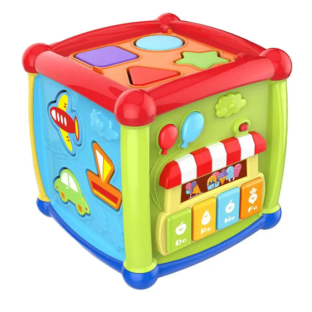 imagen de Colorido cubo educativo para bebés 2