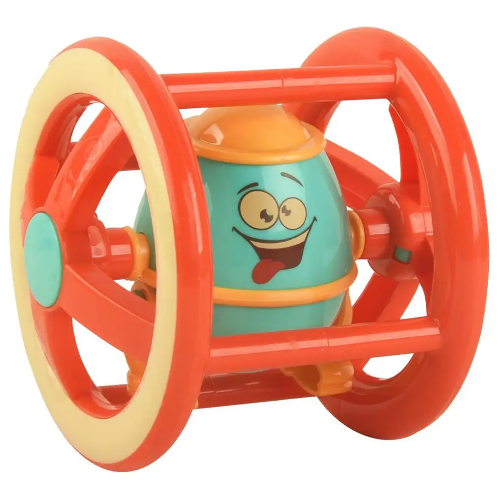 imagen de Colorido y divertido sonajero en forma de rueda 14cm 2