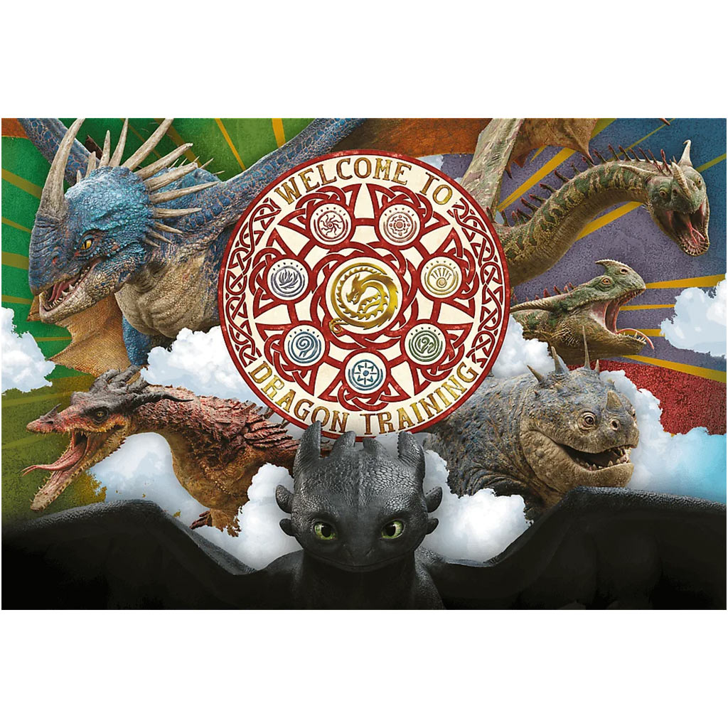 imagen de Cómo entrenar a tu dragón 100 piezas puzzle - Trefl 2