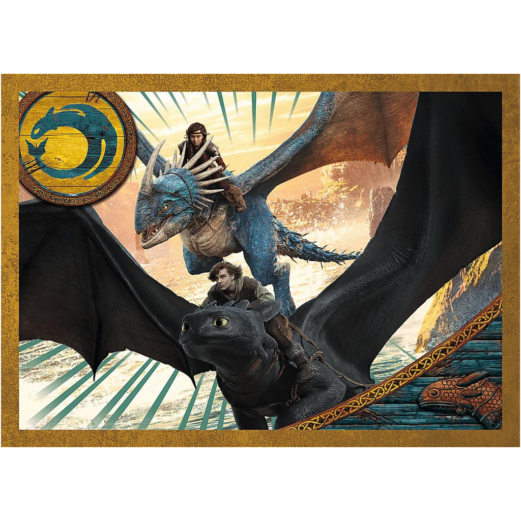 imagen de Cómo entrenar a tu dragón 4 en 1 puzzle - Trefl 4