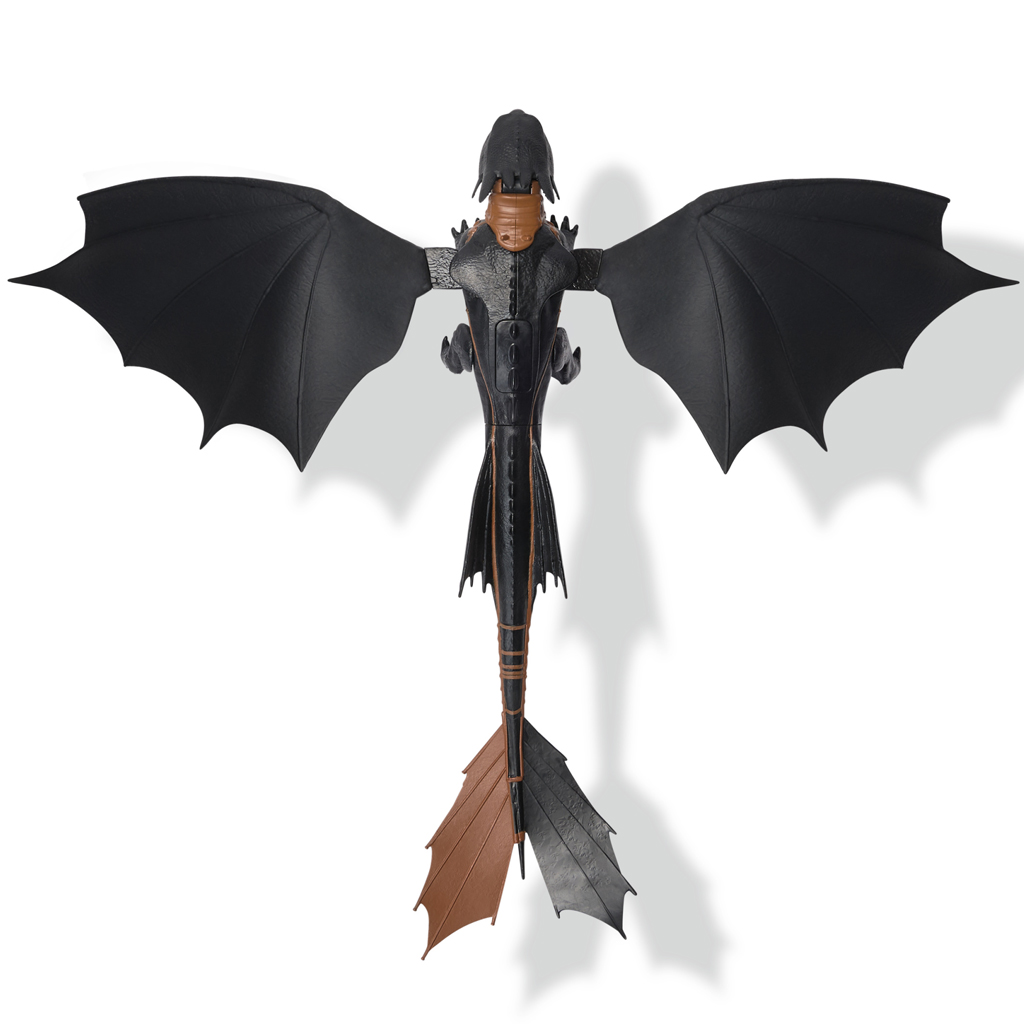 imagen de Cómo entrenar a tu dragón: Figura de juego de Chimuelo Ultimate Plasma Blast con luz y sonido de 38 cm - Spin Master 3
