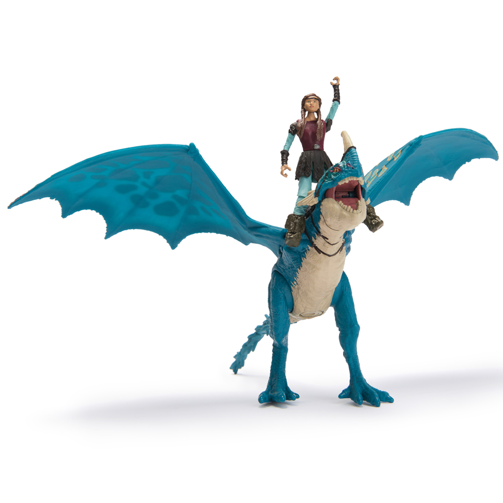 imagen de Cómo entrenar a tu dragón: Set de figura de Dragón Deslizante y Astrid - Spin Master 3