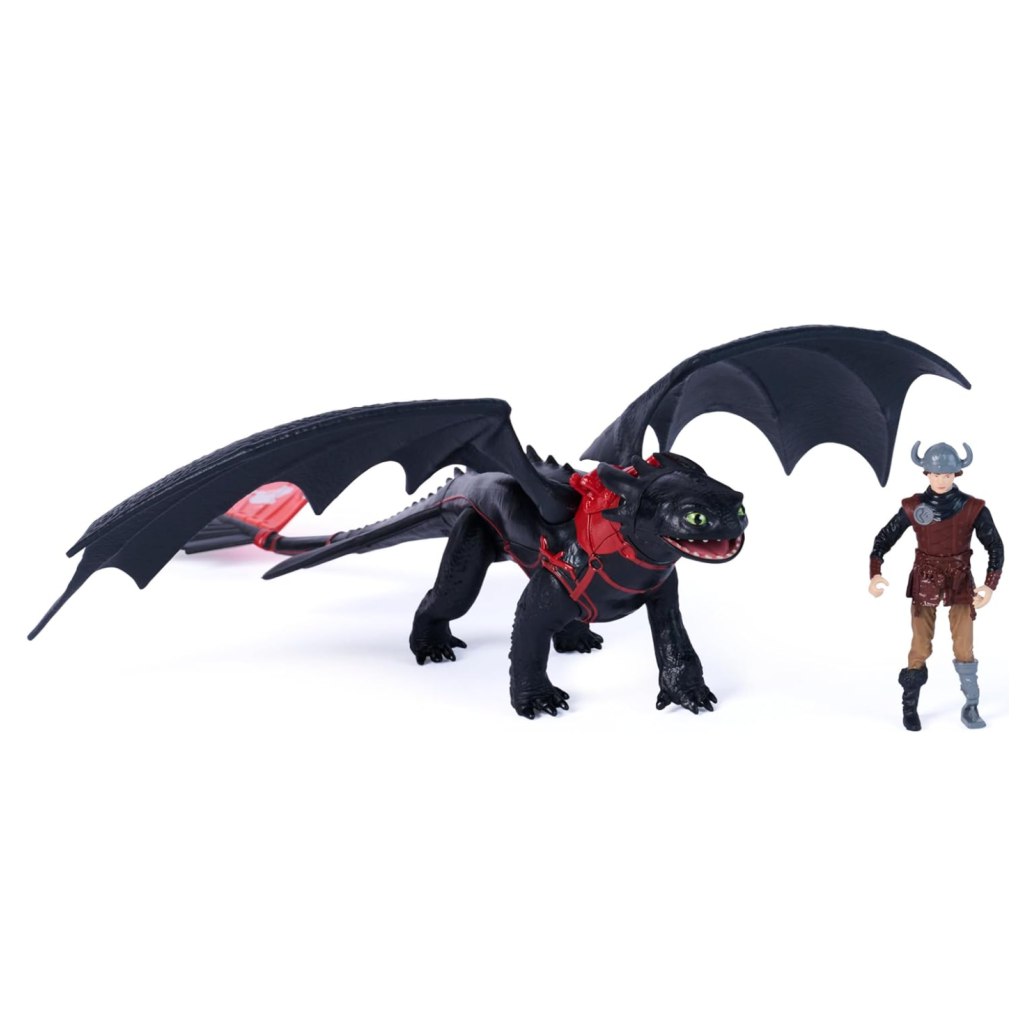 imagen de Cómo entrenar a tu dragón: Set de figura de Sin dientes y vikingo - Spin Master 2