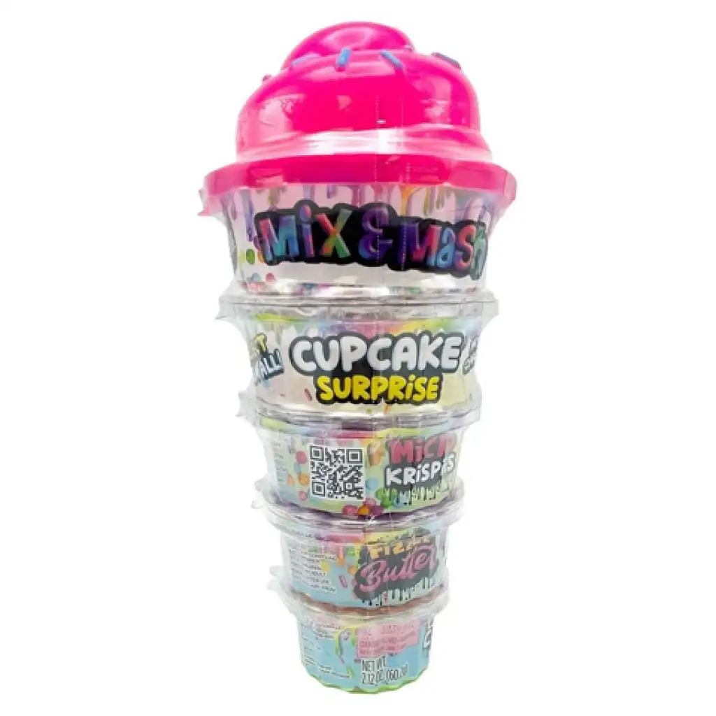 imagen de Compound Kings: Mezcla y revuelve slime de cupcake aromático con sorpresa 1